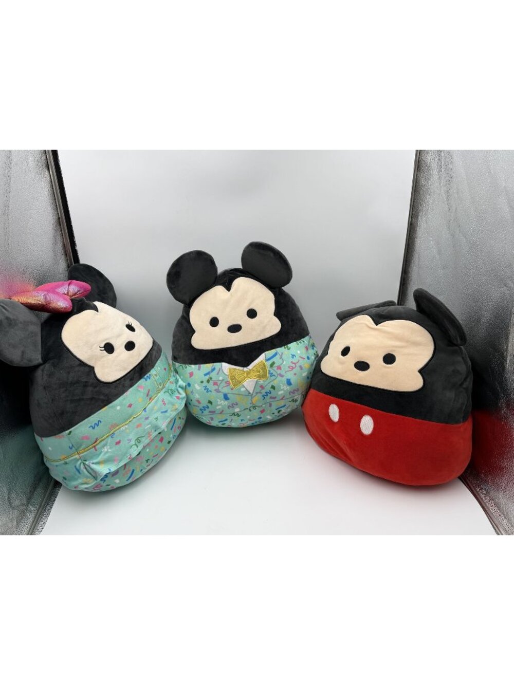 DISNEY Squishmallows 14 " Mickey Minnie Plush Toy Lot Of 3 Soft